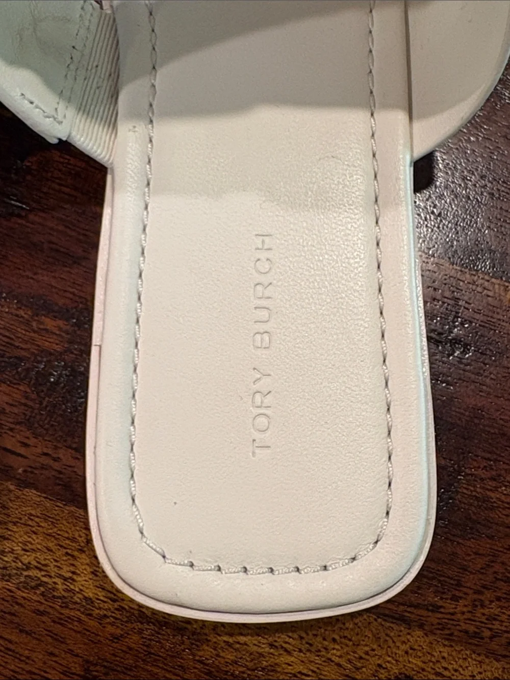 Tory Burch White Leather Georgia Sandals size 8